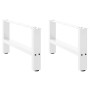 Patas de mesa de centro blanco 2uds acero 70x(30-31) cm de , Patas para mesas - Ref: Foro24-4013269, Precio: 67,72 €, Descuen...