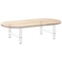 Patas de mesa de centro blanco 2uds acero 70x(30-31) cm de , Patas para mesas - Ref: Foro24-4013269, Precio: 67,72 €, Descuen...