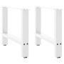 Patas de mesa de centro acero blanco 2 uds 50x(42-43) cm de , Patas para mesas - Ref: Foro24-4013281, Precio: 61,47 €, Descue...