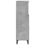 Armario de baño madera contrachapada gris hormigón 30x30x100 cm de , Tocadores de baño - Ref: Foro24-857110, Precio: 54,95 €,...