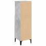 Armario de baño madera contrachapada gris hormigón 30x30x100 cm de , Tocadores de baño - Ref: Foro24-857110, Precio: 54,95 €,...