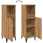 Armario de baño madera de ingeniería roble artisan 30x30x100 cm de , Tocadores de baño - Ref: Foro24-857112, Precio: 51,29 €,...