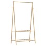 Perchero con estantes bambú 96x45,5x150,5 cm de , Organizadores de vestidores y perchas de barra - Ref: Foro24-4008908, Preci...