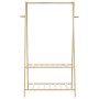Perchero con estantes bambú 96x45,5x150,5 cm de , Organizadores de vestidores y perchas de barra - Ref: Foro24-4008908, Preci...