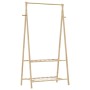 Perchero con estantes bambú 96x45,5x150,5 cm de , Organizadores de vestidores y perchas de barra - Ref: Foro24-4008908, Preci...