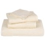 Toallas invitados 4 uds 100% algodón crema 30x50 cm 360 gsm de , Toallas - Ref: Foro24-136996, Precio: 17,55 €, Descuento: %
