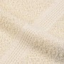 Toallas invitados 4 uds 100% algodón crema 30x50 cm 360 gsm de , Toallas - Ref: Foro24-136996, Precio: 17,55 €, Descuento: %