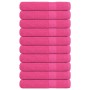 Toallas de sauna 10 uds 100% algodón rosa 80x200 cm 360 gsm de , Toallas - Ref: Foro24-137057, Precio: 107,39 €, Descuento: %