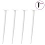 Patas para mesa de centro cónicas 4 uds acero blanco 72-73 cm de , Patas para mesas - Ref: Foro24-4012517, Precio: 60,54 €, D...