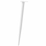Patas para mesa de centro cónicas 4 uds acero blanco 72-73 cm de , Patas para mesas - Ref: Foro24-4012517, Precio: 60,54 €, D...
