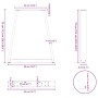 Patas para mesa de centro en forma de V 2 uds acero negro de , Patas para mesas - Ref: Foro24-4012560, Precio: 86,53 €, Descu...