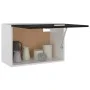 Armario colgante de cocina contrachapada negro 60x31x40 cm de vidaXL, Armarios de cocina - Ref: Foro24-802514, Precio: 47,06 ...