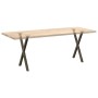 Patas para mesa comedor forma X 2uds acero natural 57x(72-73)cm de , Patas para mesas - Ref: Foro24-4012915, Precio: 59,12 €,...