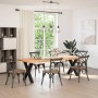Patas para mesa de comedor en forma de X 2 uds acero negro de , Patas para mesas - Ref: Foro24-4012976, Precio: 99,47 €, Desc...