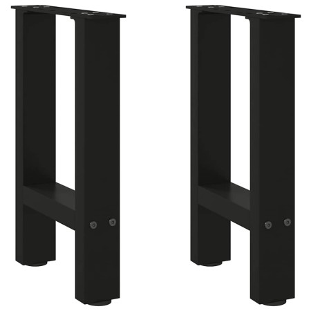 Patas de mesa de centro acero negro 2 uds 38x(42-43) cm de , Patas para mesas - Ref: Foro24-4013276, Precio: 47,71 €, Descuen...
