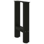 Patas de mesa de centro acero negro 2 uds 38x(42-43) cm de , Patas para mesas - Ref: Foro24-4013276, Precio: 47,71 €, Descuen...
