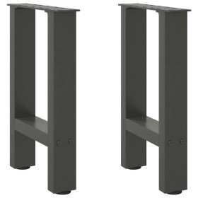 Patas de mesa de centro acero antracita 2 uds 28x(42-43) cm de , Patas para mesas - Ref: Foro24-4013274, Precio: 56,35 €, Des...