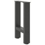 Patas de mesa de centro acero antracita 2 uds 28x(42-43) cm de , Patas para mesas - Ref: Foro24-4013274, Precio: 56,35 €, Des...