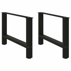 Patas de mesa de centro acero negro 2 uds 70x(42-43) cm de , Patas para mesas - Ref: Foro24-4013288, Precio: 61,36 €, Descuen...