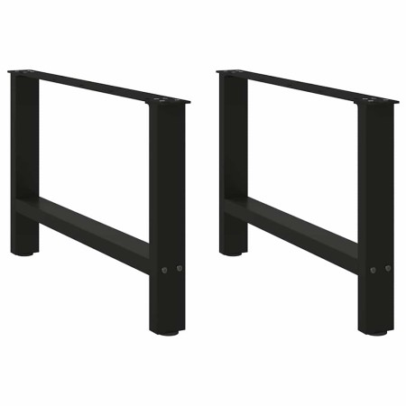 Patas de mesa de centro acero negro 2 uds 70x(42-43) cm de , Patas para mesas - Ref: Foro24-4013288, Precio: 61,36 €, Descuen...