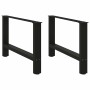 Patas de mesa de centro acero negro 2 uds 70x(42-43) cm de , Patas para mesas - Ref: Foro24-4013288, Precio: 61,36 €, Descuen...