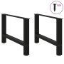 Patas de mesa de centro acero negro 2 uds 70x(42-43) cm de , Patas para mesas - Ref: Foro24-4013288, Precio: 61,36 €, Descuen...