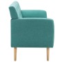 Sofá de 3 plazas tapizado de tela verde 172x70x82 cm en Sofás | Comprar online en Foru.es