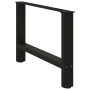 Patas de mesa de centro acero negro 2 uds 70x(42-43) cm de , Patas para mesas - Ref: Foro24-4013288, Precio: 61,36 €, Descuen...