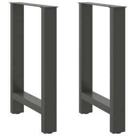 Patas de mesa de centro acero antracita 2 uds 60x(72-73) cm de , Patas para mesas - Ref: Foro24-4013306, Precio: 85,27 €, Des...