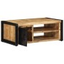 Mesa de centro de madera maciza de mango rugosa 90x50x36 cm de , Mesas de centro - Ref: Foro24-4013553, Precio: 211,82 €, Des...