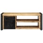 Mesa de centro de madera maciza de mango rugosa 90x50x36 cm de , Mesas de centro - Ref: Foro24-4013553, Precio: 211,82 €, Des...
