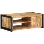 Mesa de centro de madera maciza de mango rugosa 90x50x36 cm de , Mesas de centro - Ref: Foro24-4013553, Precio: 211,82 €, Des...