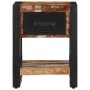 Mesitas de noche 2 uds multicolor madera maciza rugosa mango de , Mesitas de noche - Ref: Foro24-4013570, Precio: 193,01 €, D...