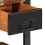 Mesitas de noche 2 uds multicolor madera maciza rugosa mango de , Mesitas de noche - Ref: Foro24-4013570, Precio: 193,01 €, D...