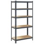 Estantería resistente 5 niveles madera contrachapada de , Estanterías industriales - Ref: Foro24-4016959, Precio: 65,32 €, De...