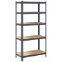 Estantería resistente 5 niveles madera contrachapada de , Estanterías industriales - Ref: Foro24-4016959, Precio: 65,32 €, De...