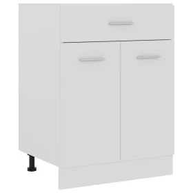 Armario inferior de cocina cajón madera de ingeniería blanco de vidaXL, Armarios de cocina - Ref: Foro24-801228, Precio: 83,3...