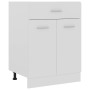 Armario inferior de cocina cajón madera de ingeniería blanco de vidaXL, Armarios de cocina - Ref: Foro24-801228, Precio: 82,0...