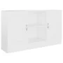 Aparador de madera contrachapada blanco 120x30,5x70 cm de vidaXL, Aparadores - Ref: Foro24-802777, Precio: 92,69 €, Descuento: %