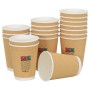 Tazas de café de papel 500 uds 12oz 300ml marrón de , Vasos desechables - Ref: Foro24-4102800, Precio: 78,63 €, Descuento: %