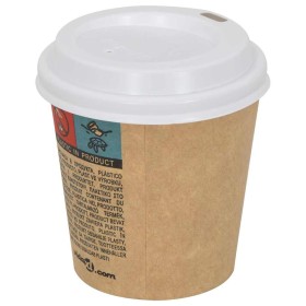 Tapas de cartón para vasos de café Ø60 mm 4oz 1000 uds de , Vasos desechables - Ref: Foro24-4102802, Precio: 32,29 €, Descuen...