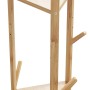 Perchero con ganchos y estantes 39x33x166 cm bambú de , Organizadores de vestidores y perchas de barra - Ref: Foro24-4008917,...