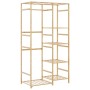 Perchero con estantes bambú 100x50x184,5 cm de , Organizadores de vestidores y perchas de barra - Ref: Foro24-4008920, Precio...