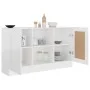 Aparador de madera contrachapada blanco 120x30,5x70 cm de vidaXL, Aparadores - Ref: Foro24-802777, Precio: 92,69 €, Descuento: %