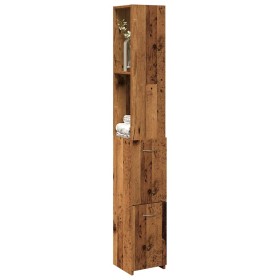 Armario de baño madera contrachapada madera vieja 25x25x170 cm de , Muebles de baño - Ref: Foro24-856652, Precio: 76,05 €, De...