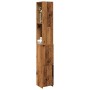 Armario de baño madera contrachapada madera vieja 25x25x170 cm de , Muebles de baño - Ref: Foro24-856652, Precio: 76,05 €, De...