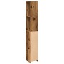 Armario de baño madera contrachapada madera vieja 25x25x170 cm de , Muebles de baño - Ref: Foro24-856652, Precio: 76,05 €, De...