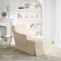 Chaise longue respaldo reposabrazos derecho terciopelo lino de , Divanes - Ref: Foro24-4009790, Precio: 130,84 €, Descuento: %