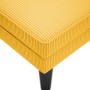 Chaise longue con cojín de tela de pana amarillo claro de , Divanes - Ref: Foro24-4009821, Precio: 151,24 €, Descuento: %