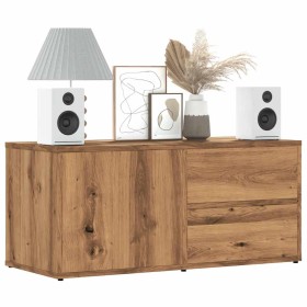 Mueble de TV madera de ingeniería roble artisan 80x34x35,5 cm de , Muebles TV - Ref: Foro24-856011, Precio: 76,91 €, Descuent...